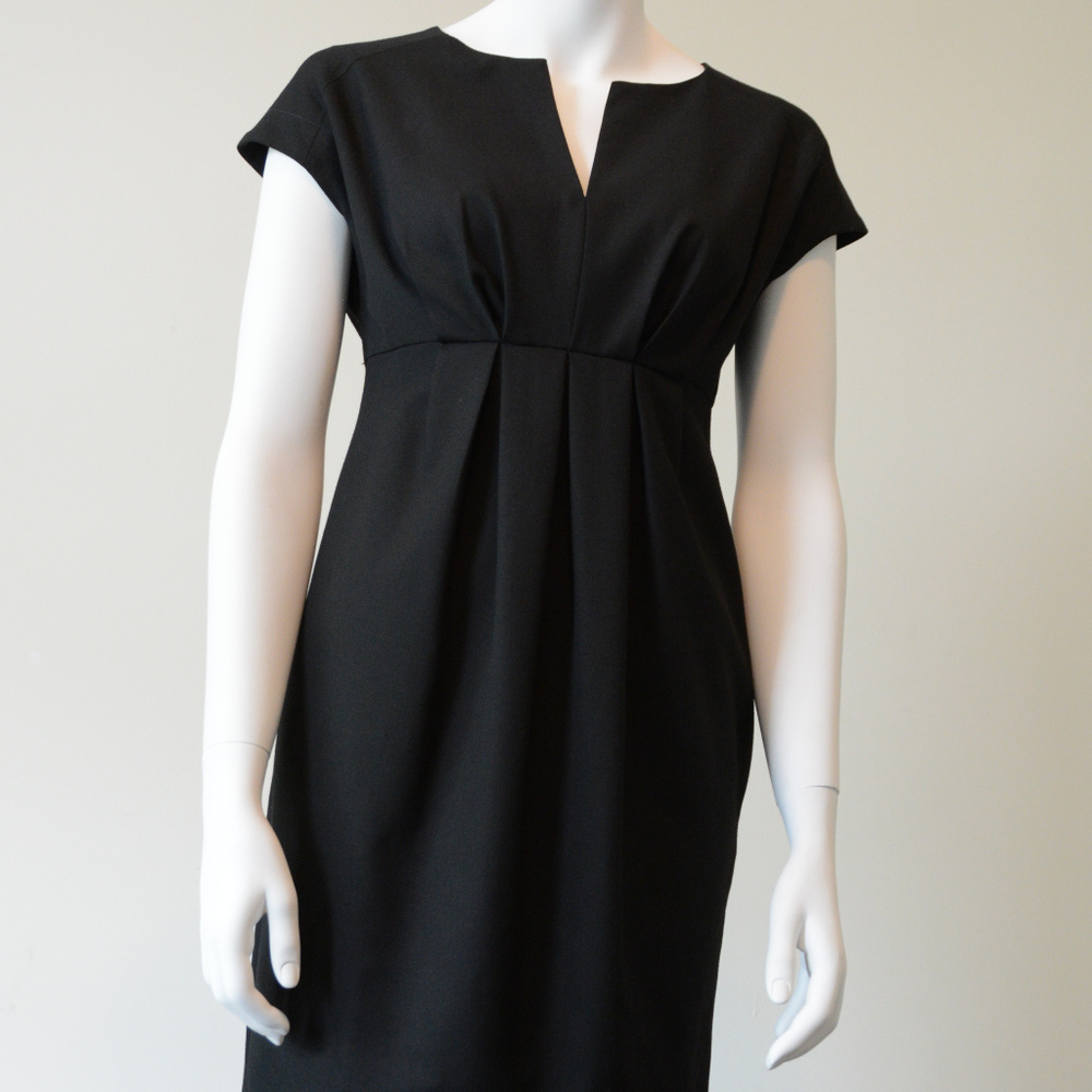 Ann Taylor Pleated Sheath Dress